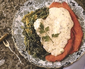 Salt Beef with Cabbage And Parsley Sauce